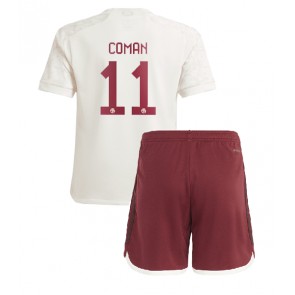 Bayern Munich Kingsley Coman #11 Replika Babytøj Tredje sæt Børn 2023-24 Kortærmet (+ Korte bukser)